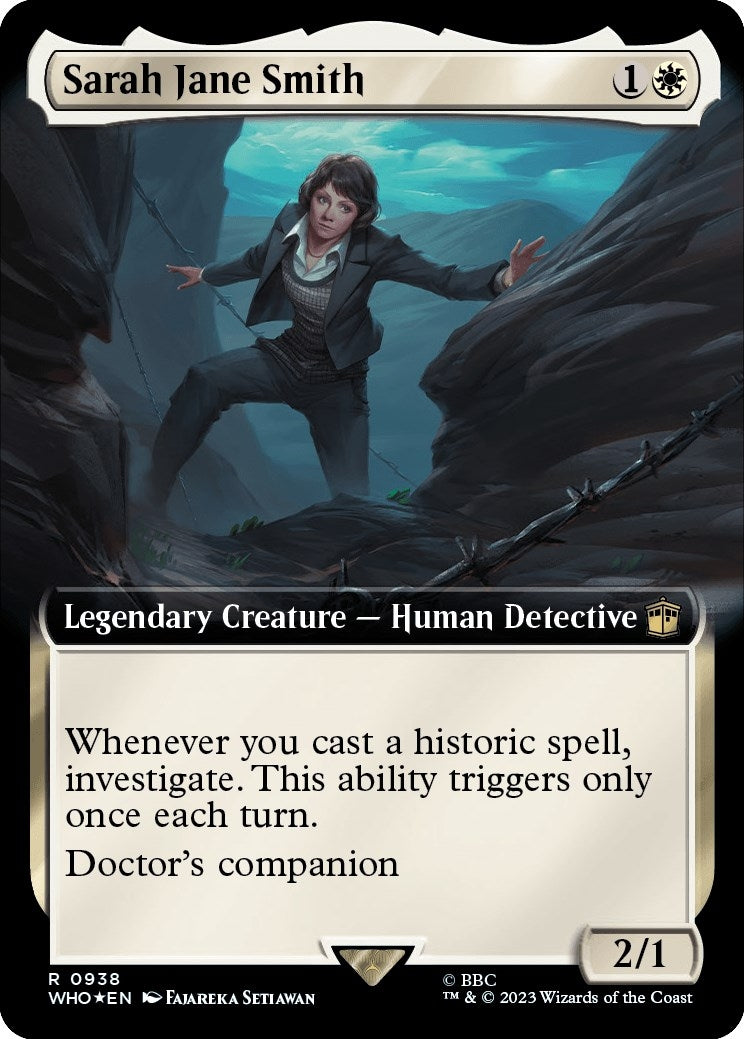 Image for Sarah Jane Smith (Extended Art) (Surge Foil) (938) (WHO) - Magic: The Gathering