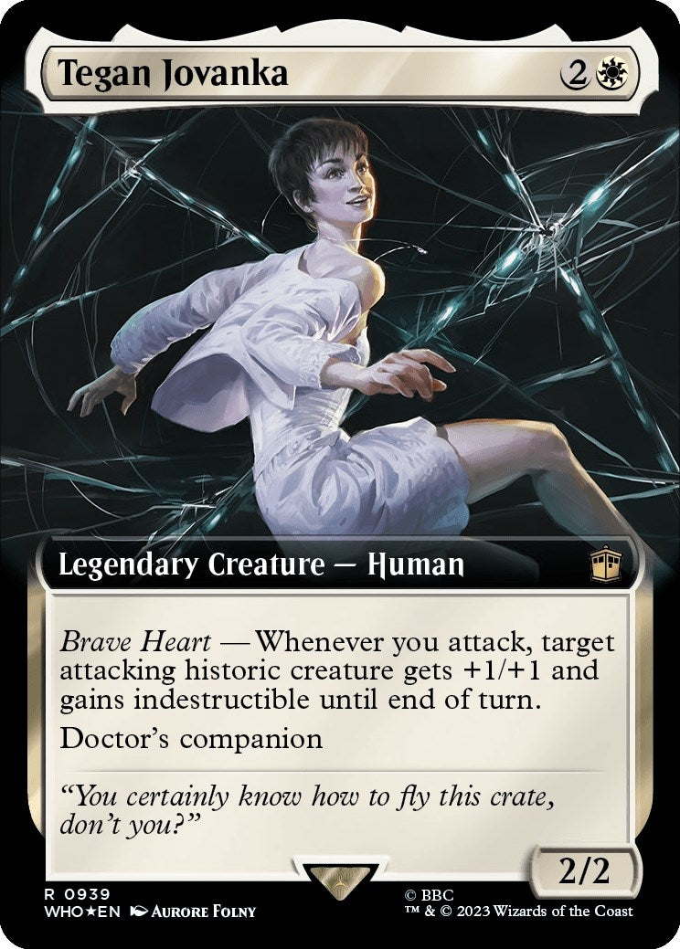 Image for Tegan Jovanka (Extended Art) (Surge Foil) (939) (WHO) - Magic: The Gathering