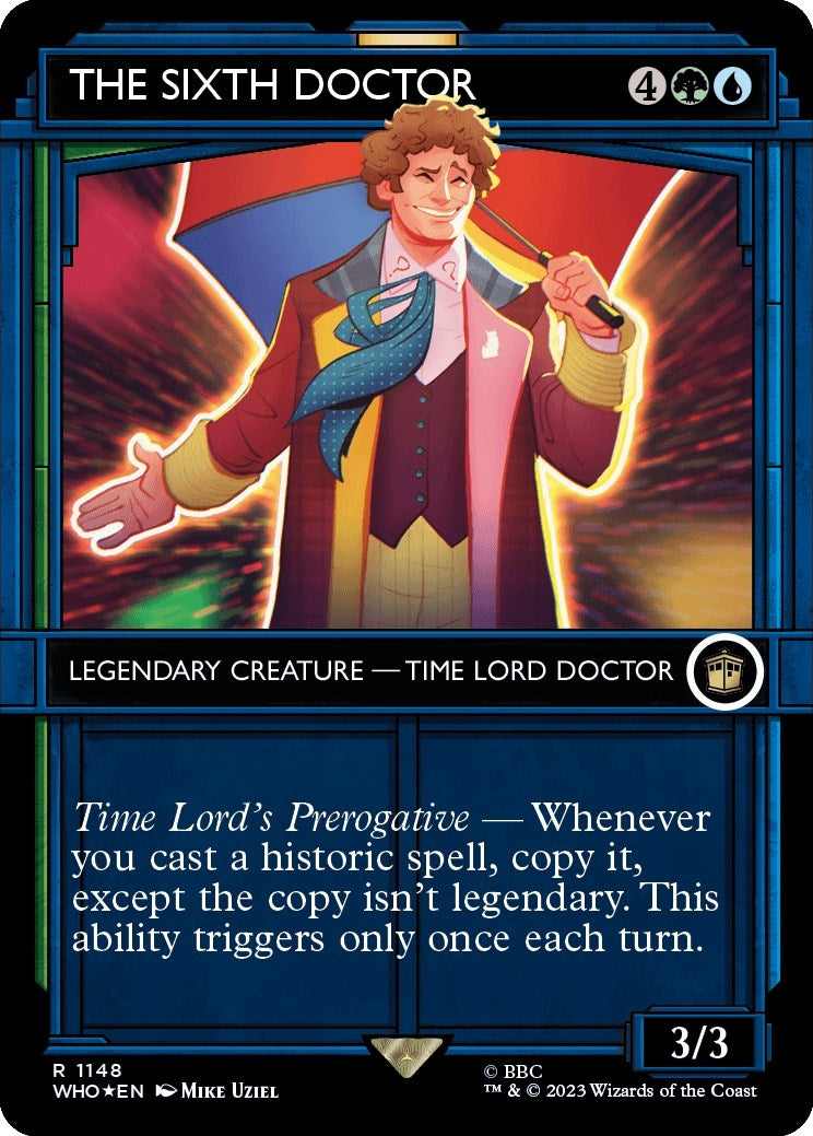Image for The Sixth Doctor (Showcase) (Surge Foil) (1148) (WHO) - Magic: The Gathering