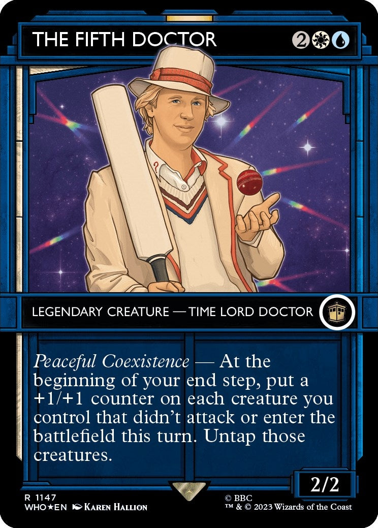 Image for The Fifth Doctor (Showcase) (Surge Foil) (1147) (WHO) - Magic: The Gathering