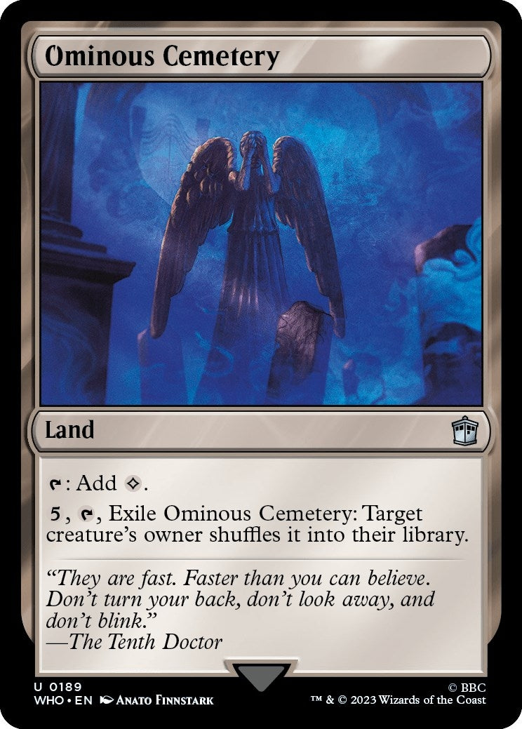 Image for Ominous Cemetery (189) (WHO) - Magic: The Gathering