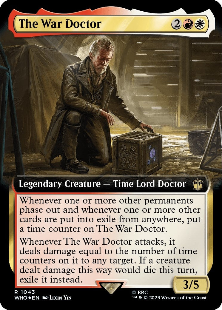 Image for The War Doctor (Extended Art) (Surge Foil) (1043) (WHO) - Magic: The Gathering