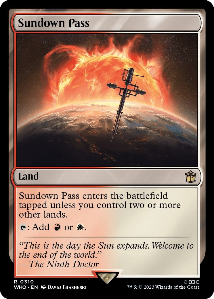 Image for Sundown Pass (310) (WHO) - Magic: The Gathering