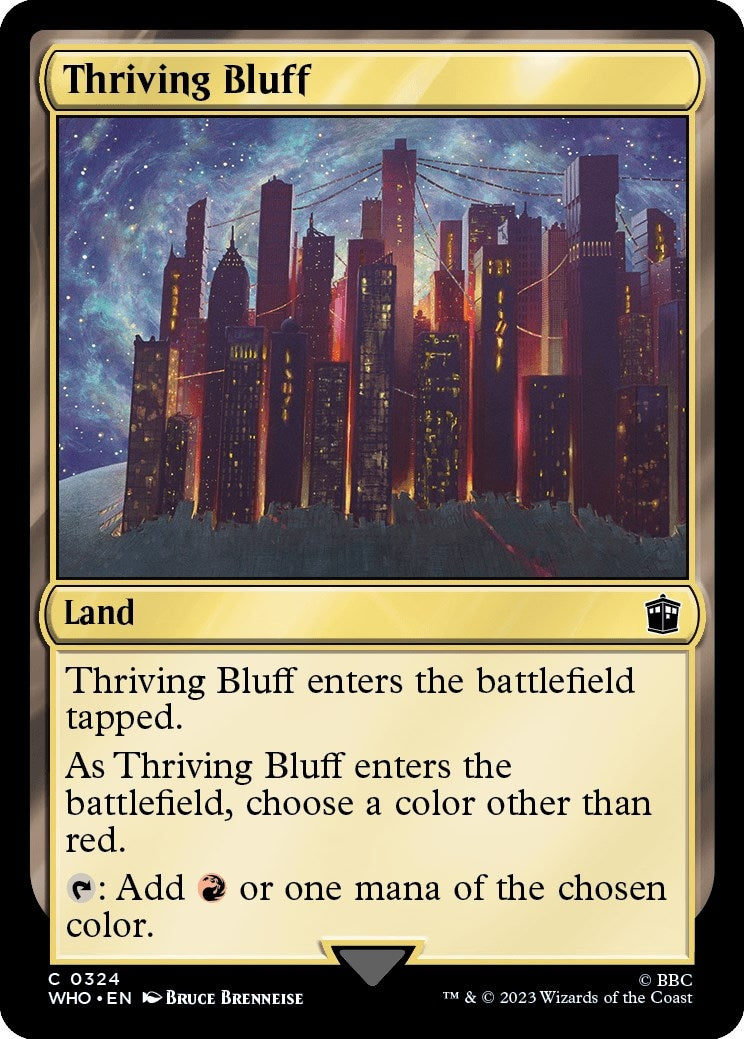 Image for Thriving Bluff (324) (WHO) - Magic: The Gathering