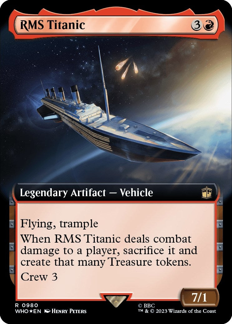 Image for RMS Titanic (Extended Art) (Surge Foil) (980) (WHO) - Magic: The Gathering