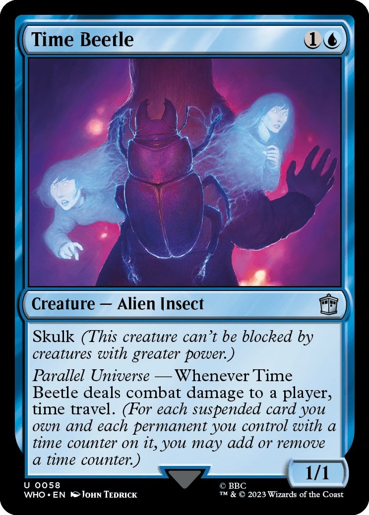 Image for Time Beetle (58) (WHO) - Magic: The Gathering
