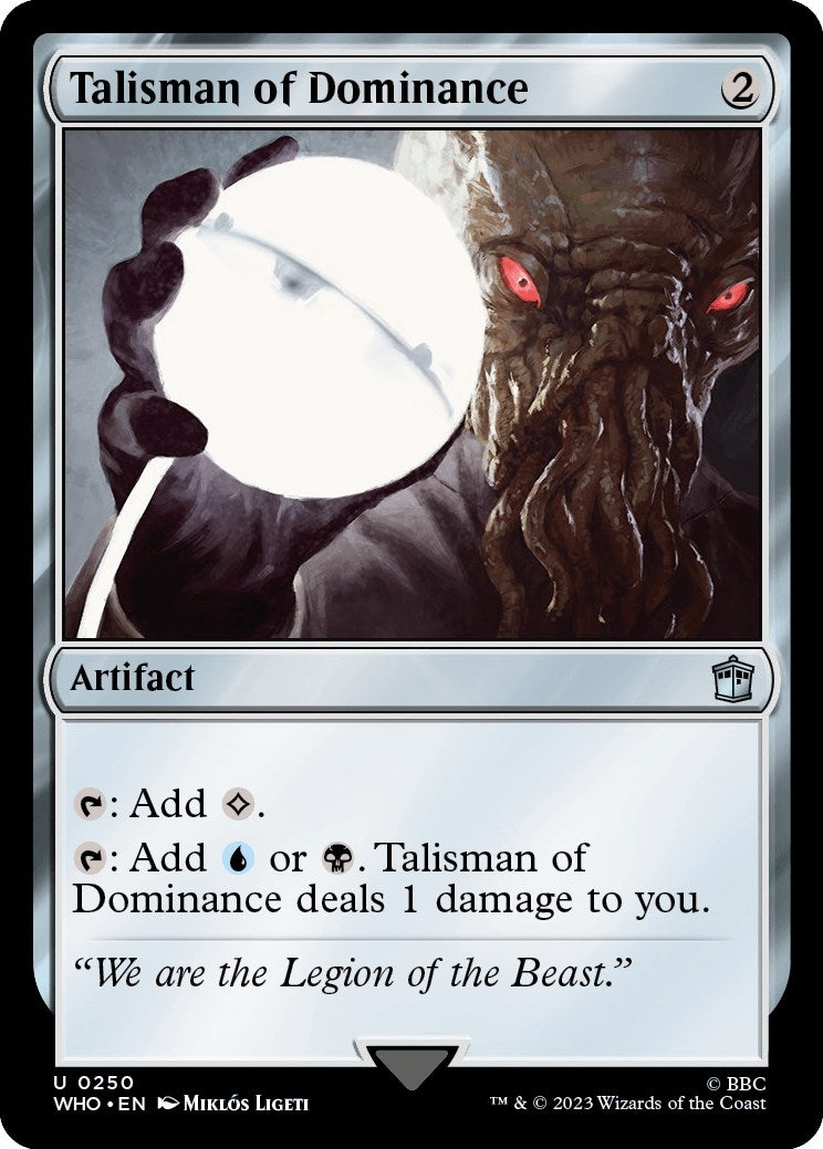 Image for Talisman of Dominance (250) (WHO) - Magic: The Gathering