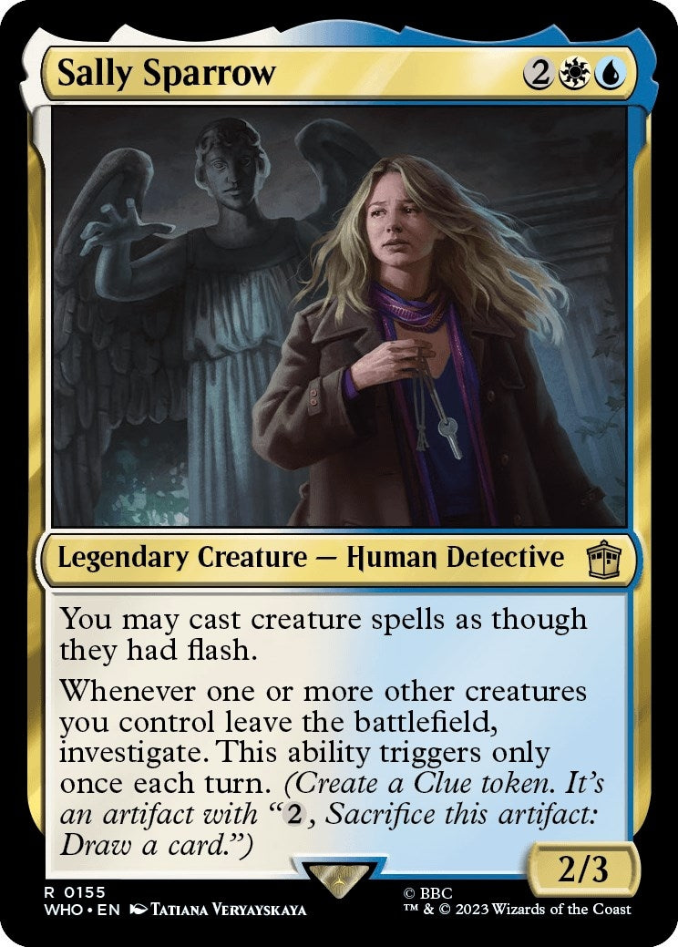 Image for Sally Sparrow (155) (WHO) - Magic: The Gathering