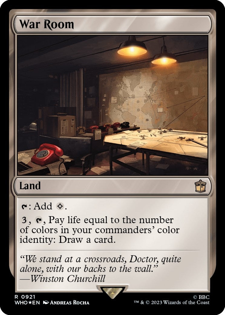 Image for War Room (Surge Foil) (921) (WHO) - Magic: The Gathering