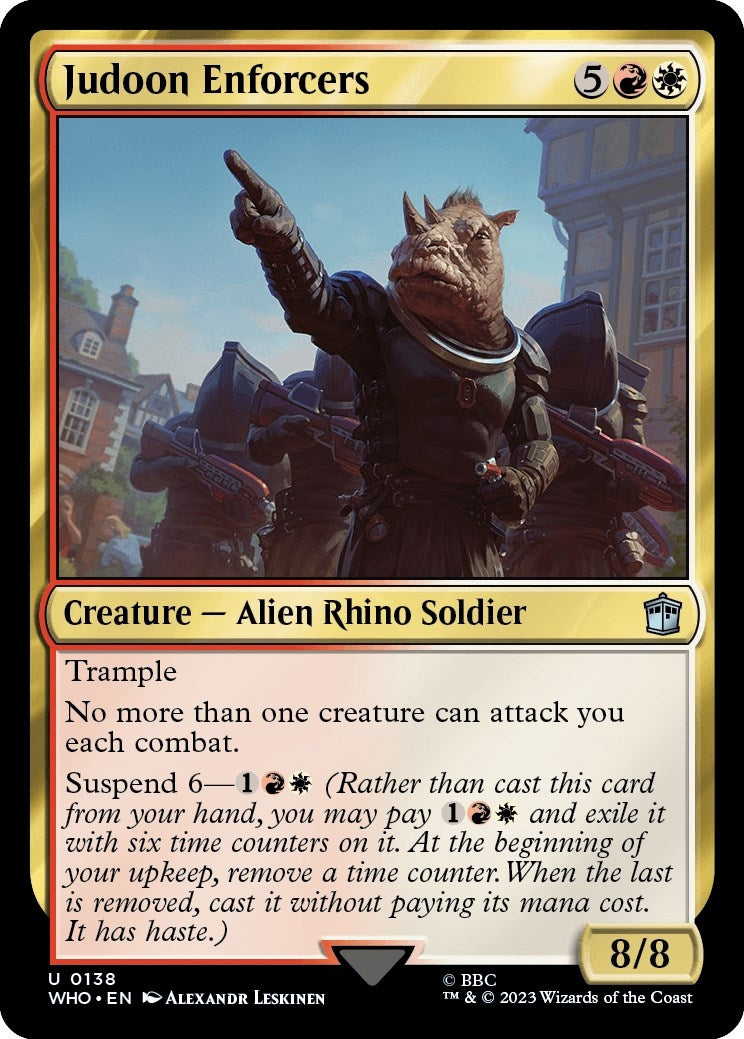 Image for Judoon Enforcers (138) (WHO) - Magic: The Gathering