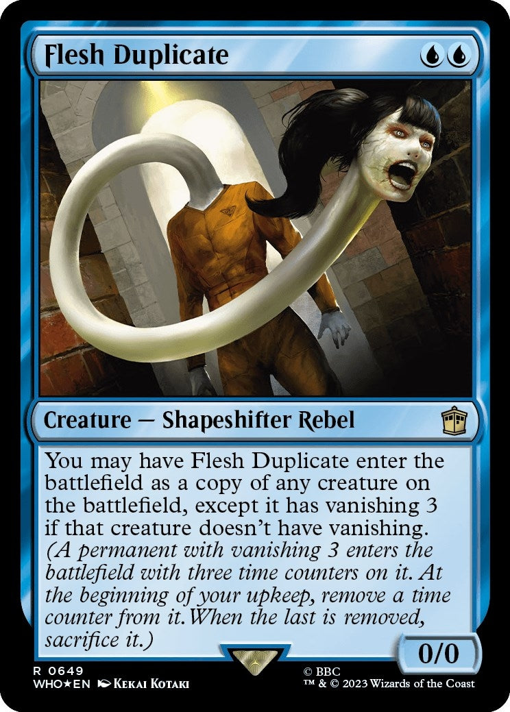 Image for Flesh Duplicate (Surge Foil) (649) (WHO) - Magic: The Gathering