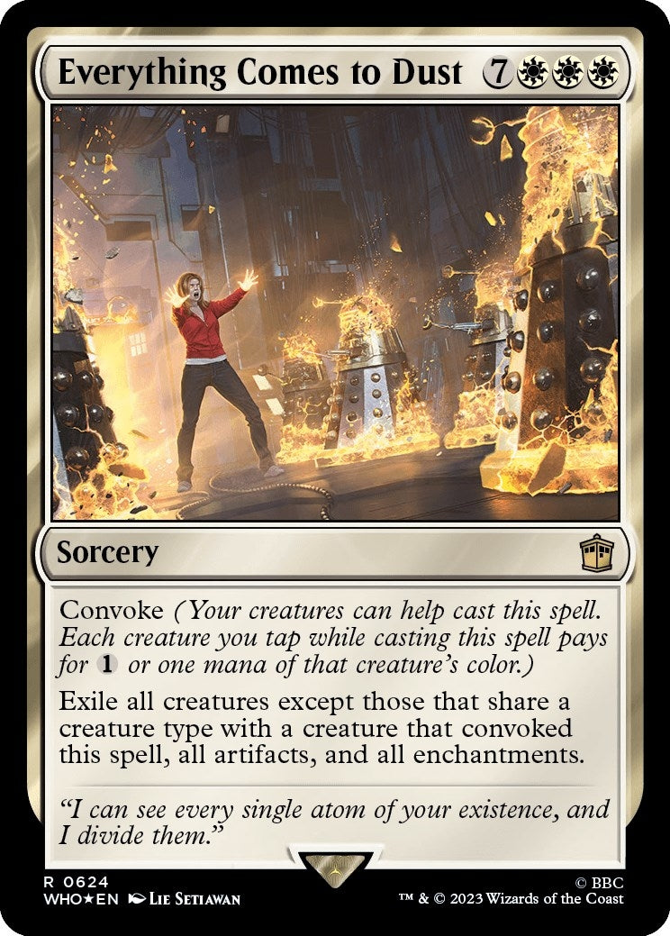 Image for Everything Comes to Dust (Surge Foil) (624) (WHO) - Magic: The Gathering