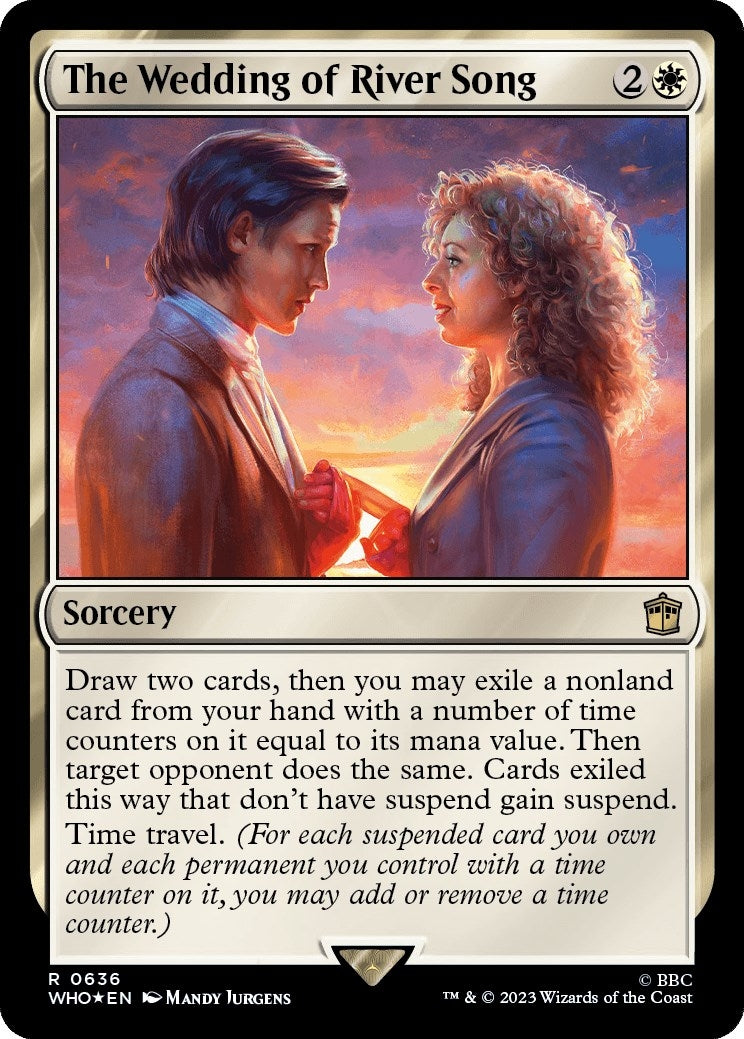 Image for The Wedding of River Song (Surge Foil) (636) (WHO) - Magic: The Gathering