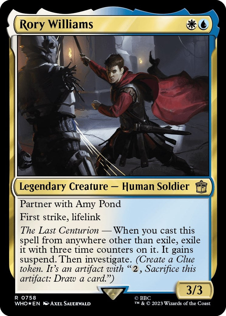 Image for Rory Williams (Surge Foil) (758) (WHO) - Magic: The Gathering