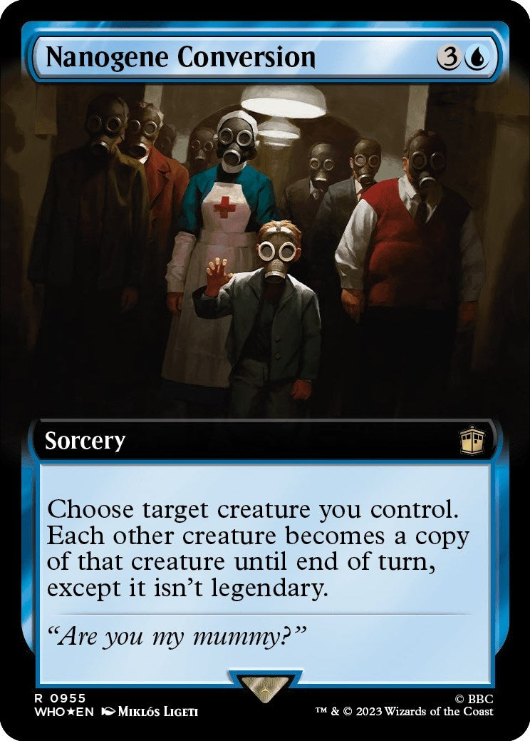 Image for Nanogene Conversion (Extended Art) (Surge Foil) (955) (WHO) - Magic: The Gathering