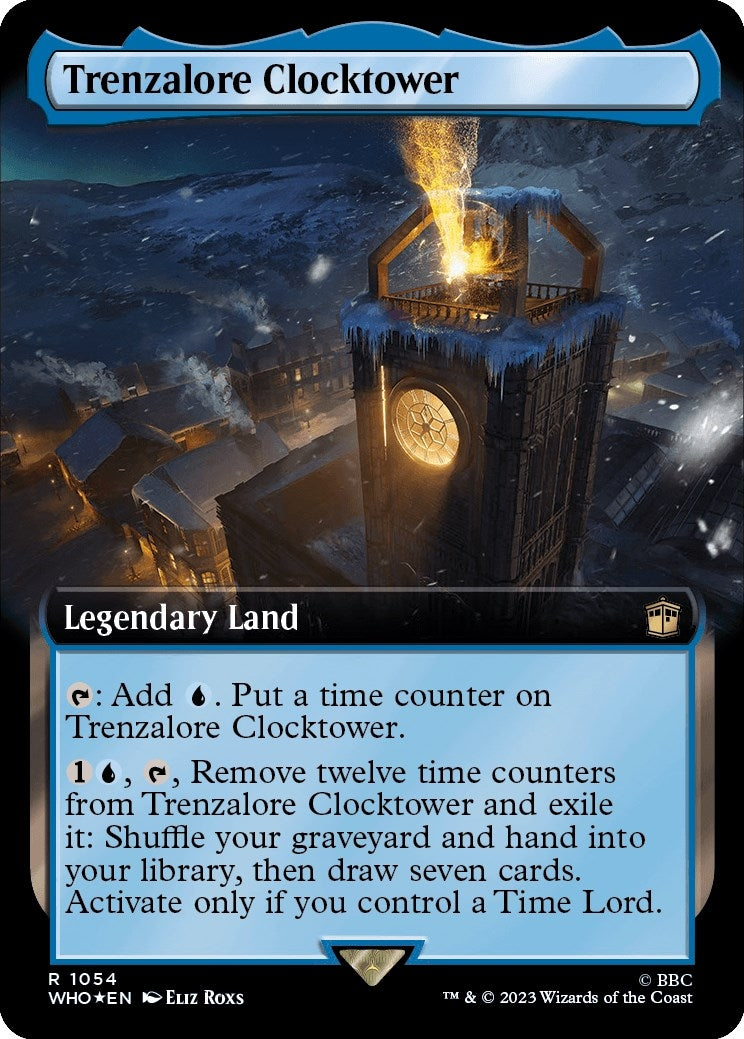 Image for Trenzalore Clocktower (Extended Art) (Surge Foil) (1054) (WHO) - Magic: The Gathering