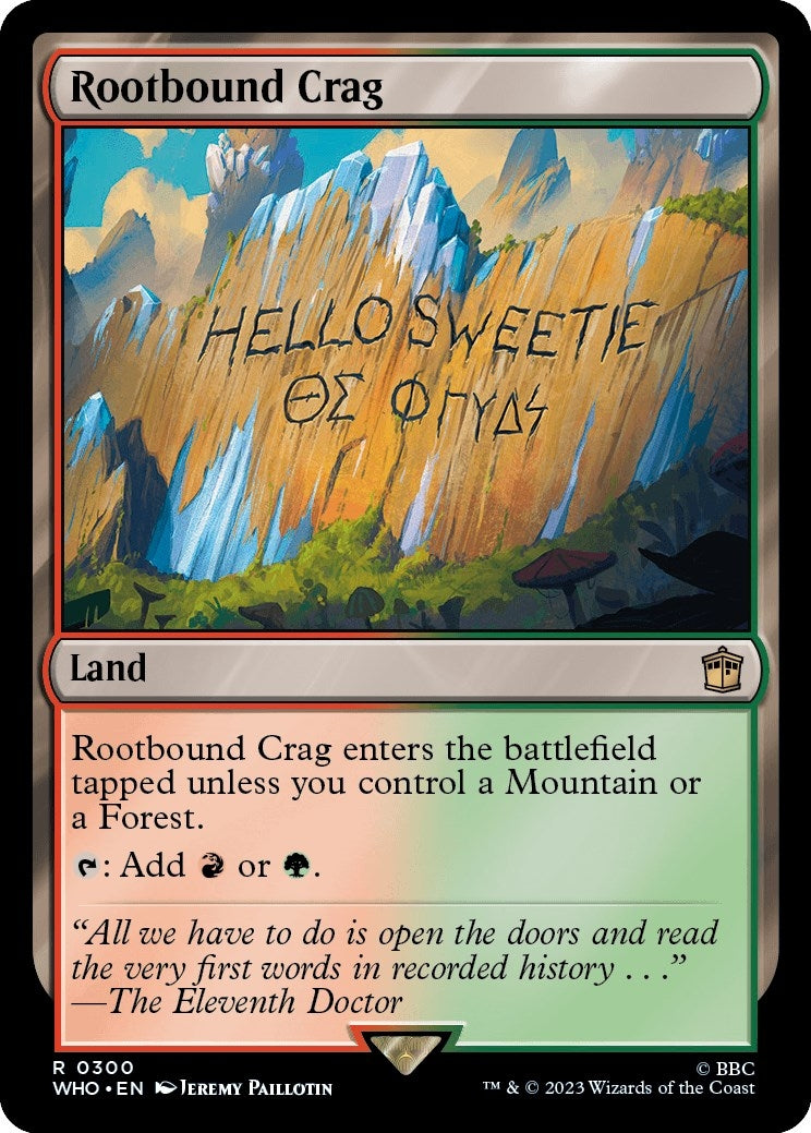 Image for Rootbound Crag (300) (WHO) - Magic: The Gathering