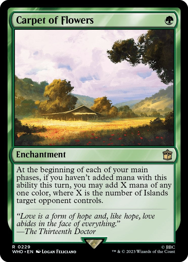 Image for Carpet of Flowers (229) (WHO) - Magic: The Gathering
