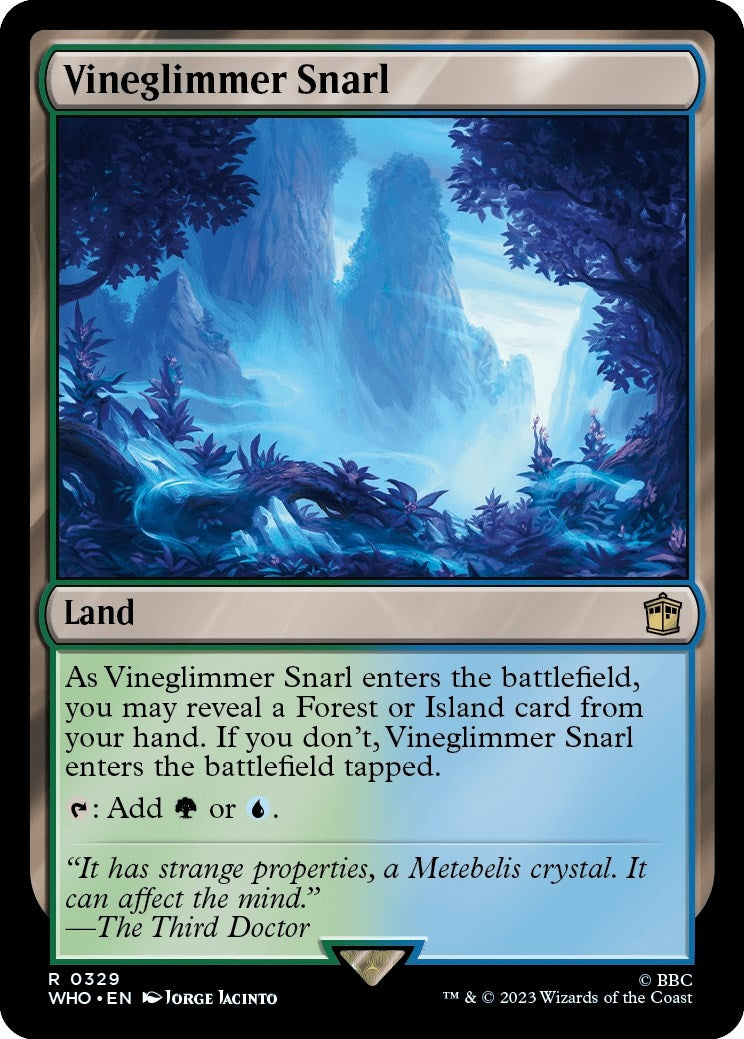 Image for Vineglimmer Snarl (329) (WHO) - Magic: The Gathering