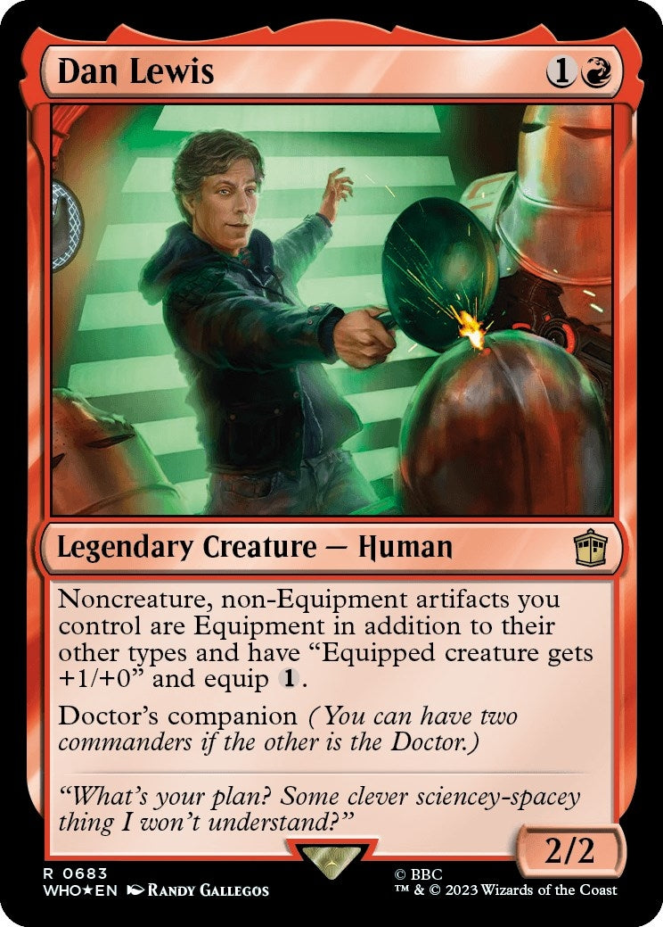 Image for Dan Lewis (Surge Foil) (683) (WHO) - Magic: The Gathering