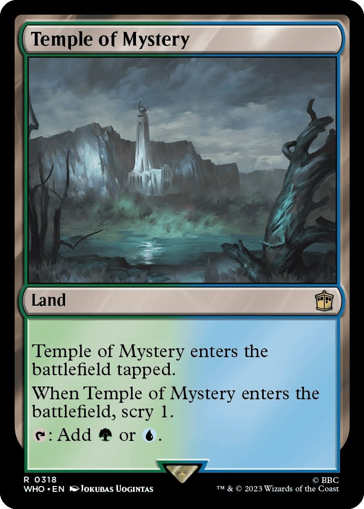 Image for Temple of Mystery (318) (WHO) - Magic: The Gathering