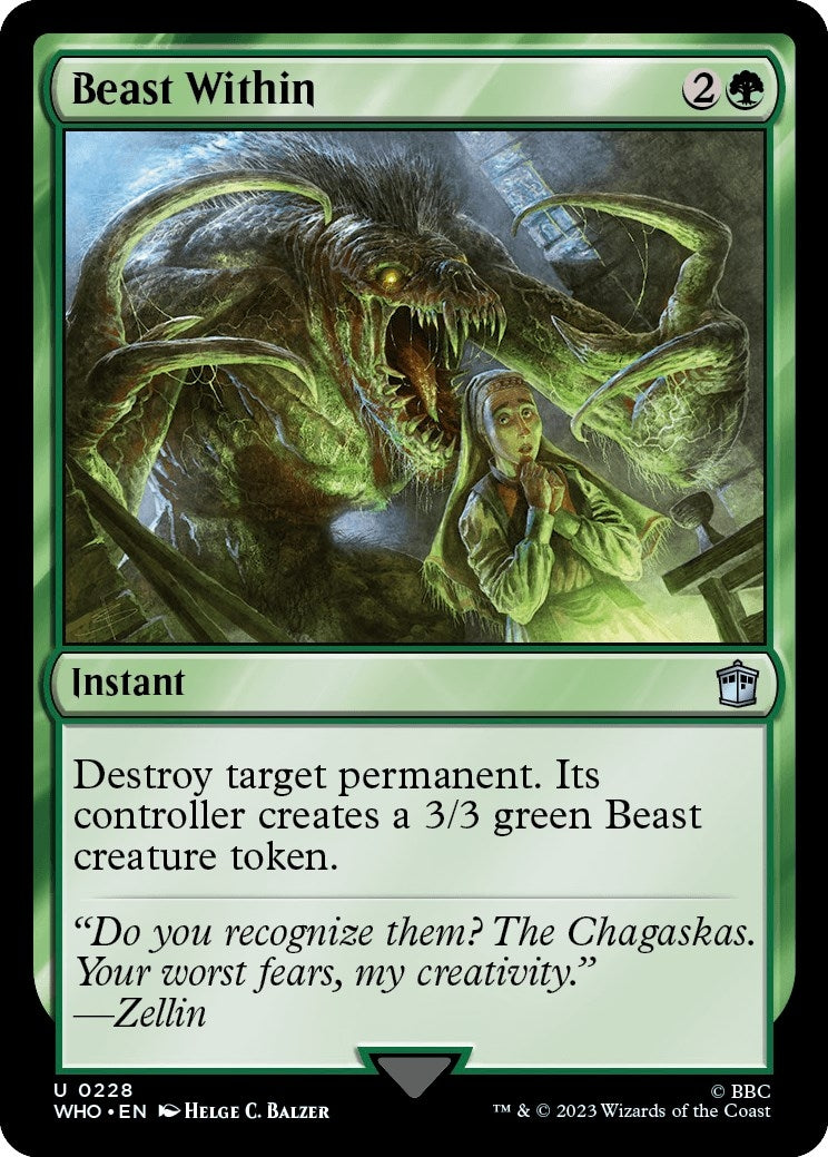 Image for Beast Within (228) (WHO) - Magic: The Gathering