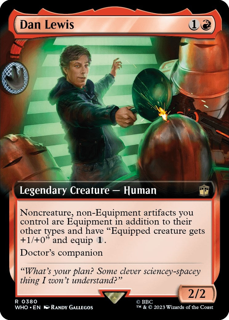 Image for Dan Lewis (Extended Art) (380) (WHO) - Magic: The Gathering