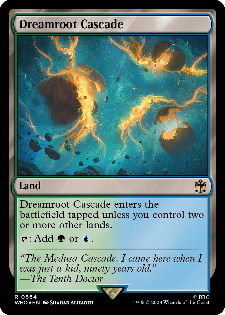 Image for Dreamroot Cascade (Surge Foil) (864) (WHO) - Magic: The Gathering