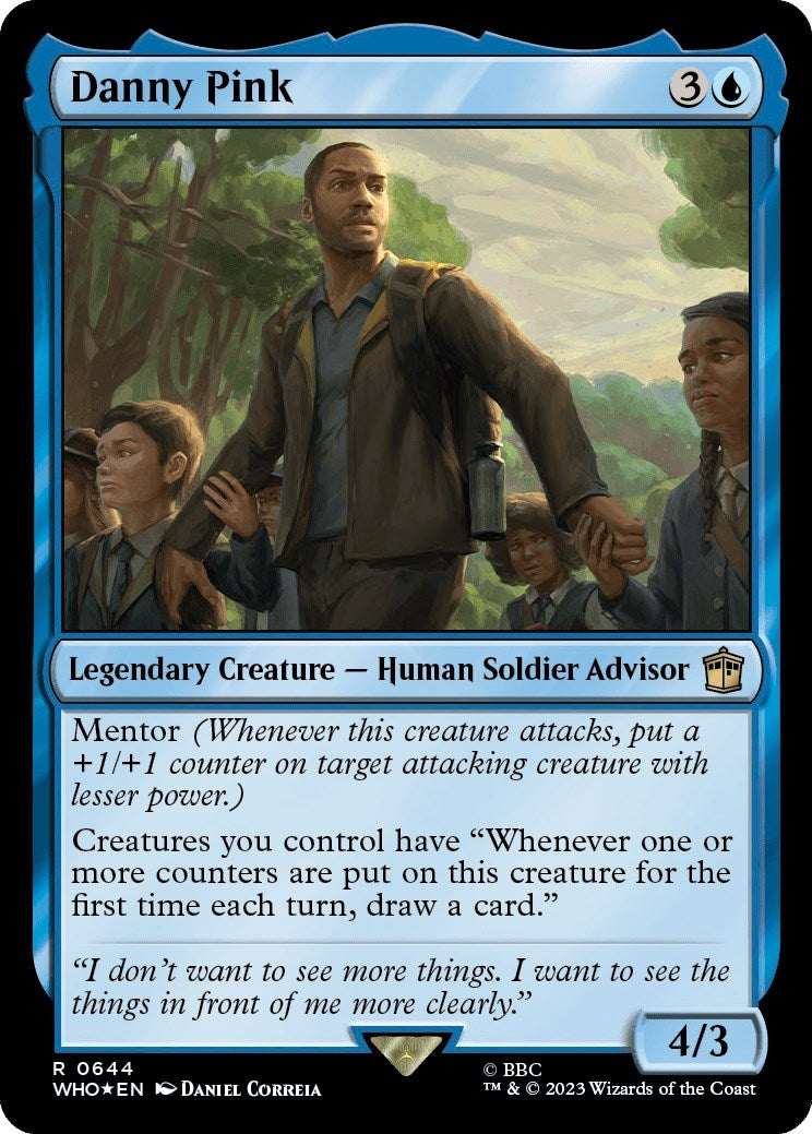 Image for Danny Pink (Surge Foil) (644) (WHO) - Magic: The Gathering