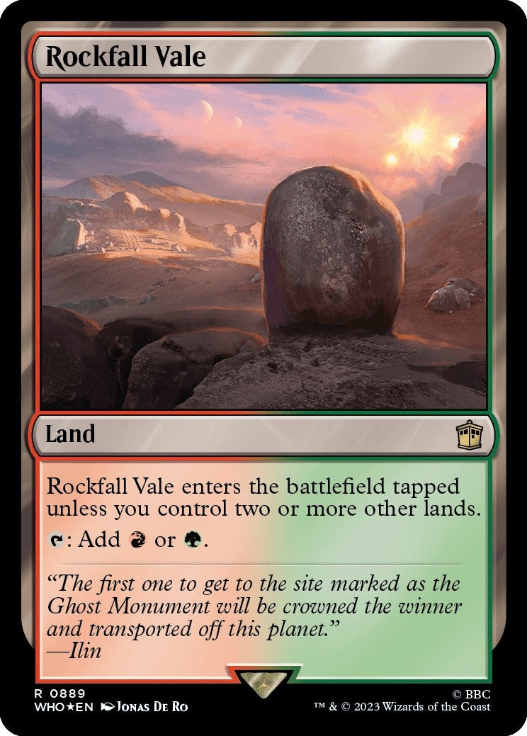 Image for Rockfall Vale (Surge Foil) (889) (WHO) - Magic: The Gathering