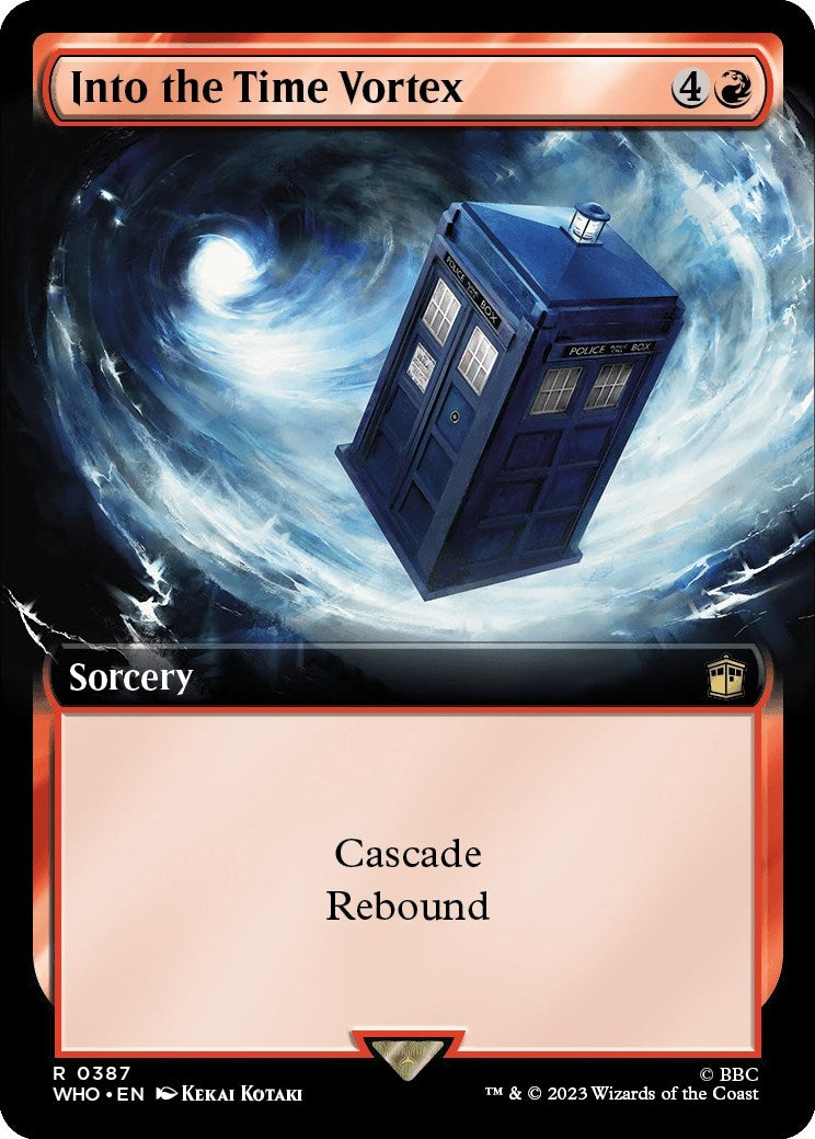 Image for Into the Time Vortex (Extended Art) (387) (WHO) - Magic: The Gathering