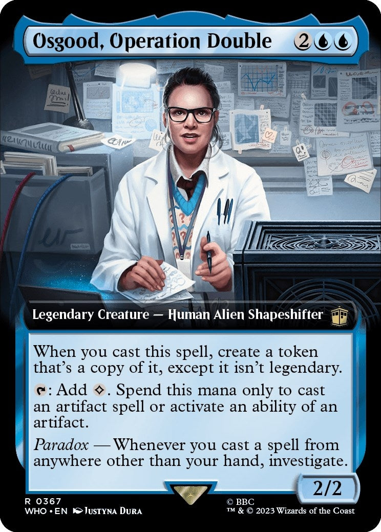 Image for Osgood, Operation Double (Extended Art) (367) (WHO) - Magic: The Gathering