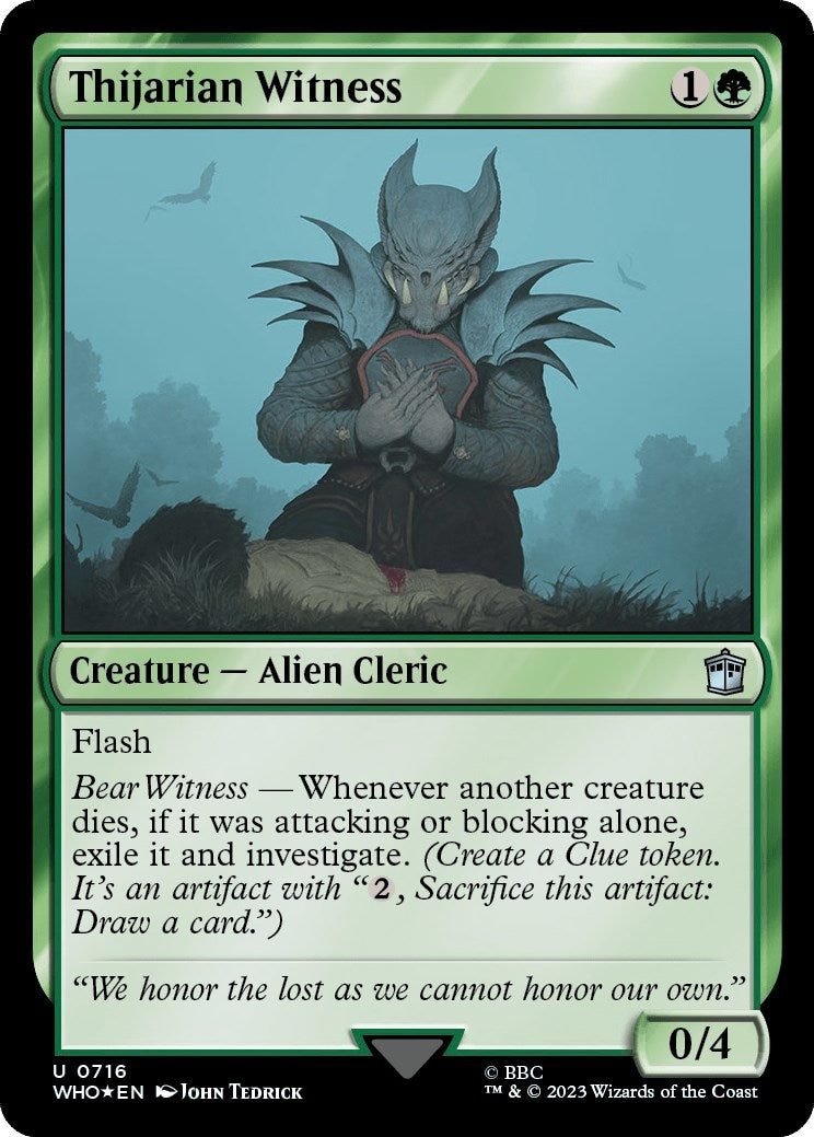 Image for Thijarian Witness (Surge Foil) (716) (WHO) - Magic: The Gathering