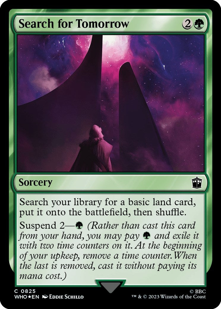 Image for Search for Tomorrow (Surge Foil) (825) (WHO) - Magic: The Gathering