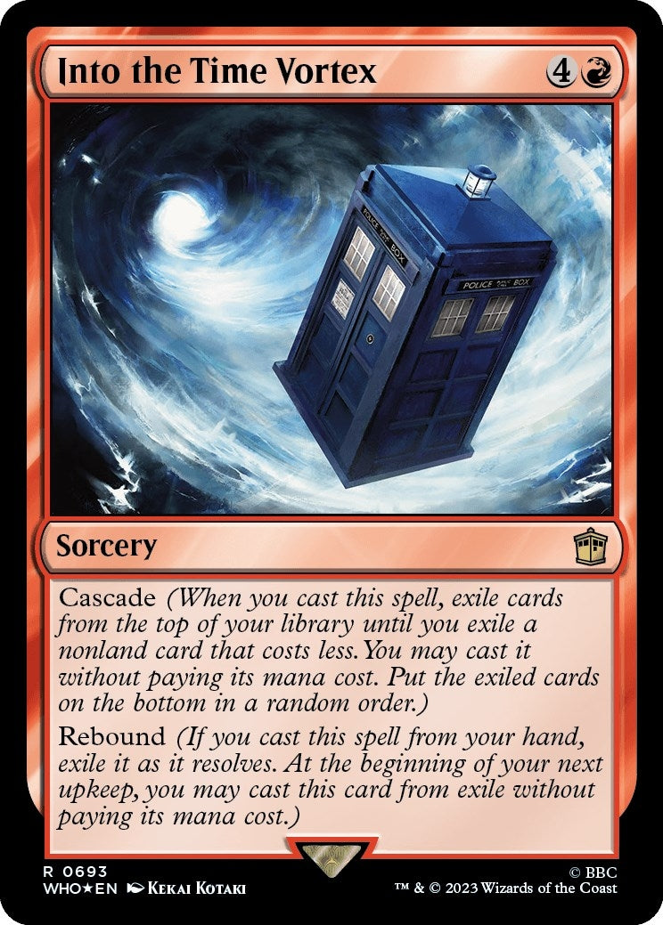 Image for Into the Time Vortex (Surge Foil) (693) (WHO) - Magic: The Gathering