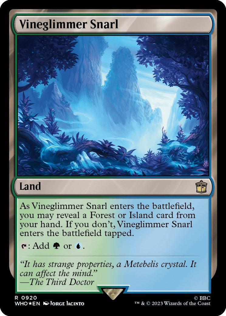 Image for Vineglimmer Snarl (Surge Foil) (920) (WHO) - Magic: The Gathering