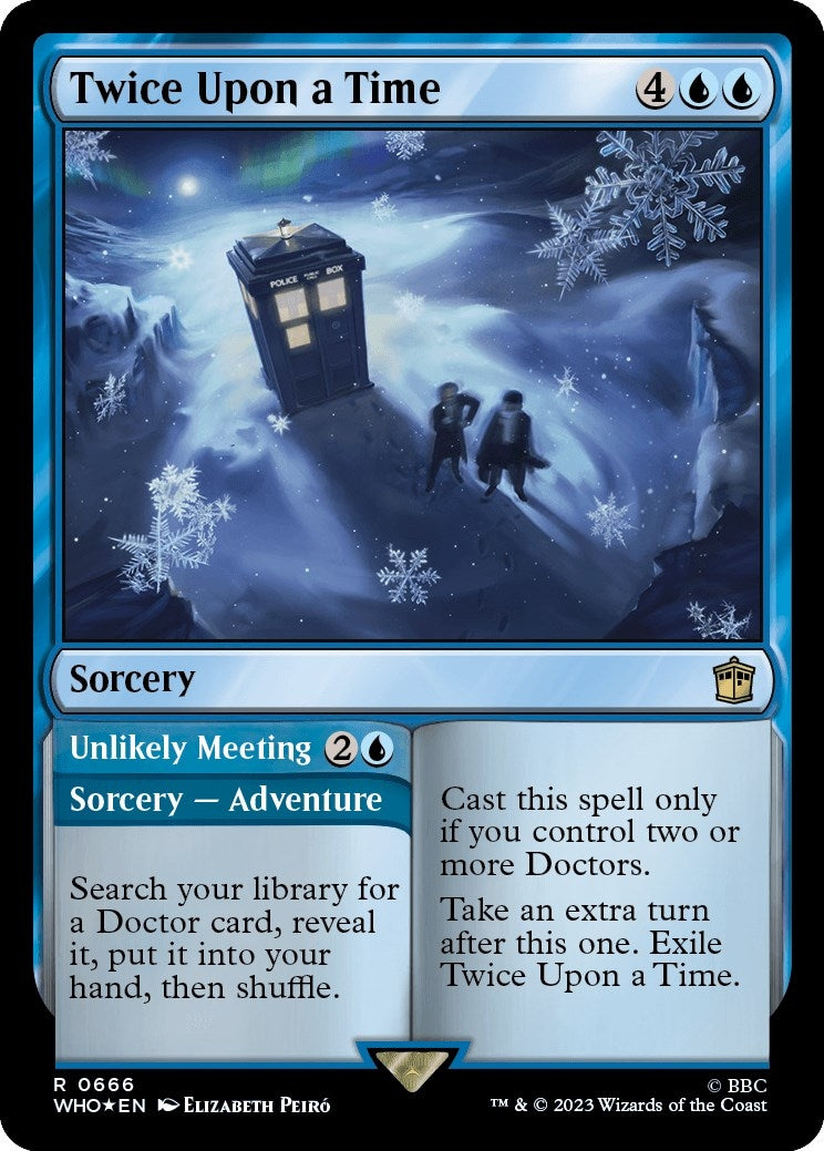 Image for Twice Upon a Time (Surge Foil) (666) (WHO) - Magic: The Gathering