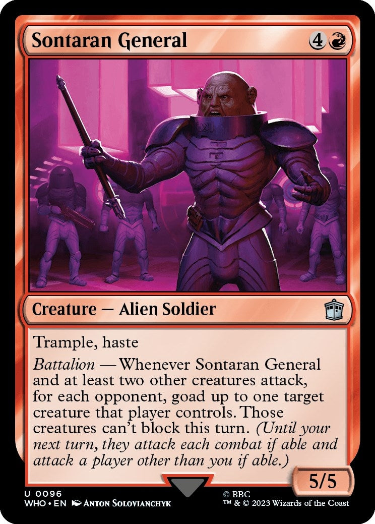 Image for Sontaran General (96) (WHO) - Magic: The Gathering