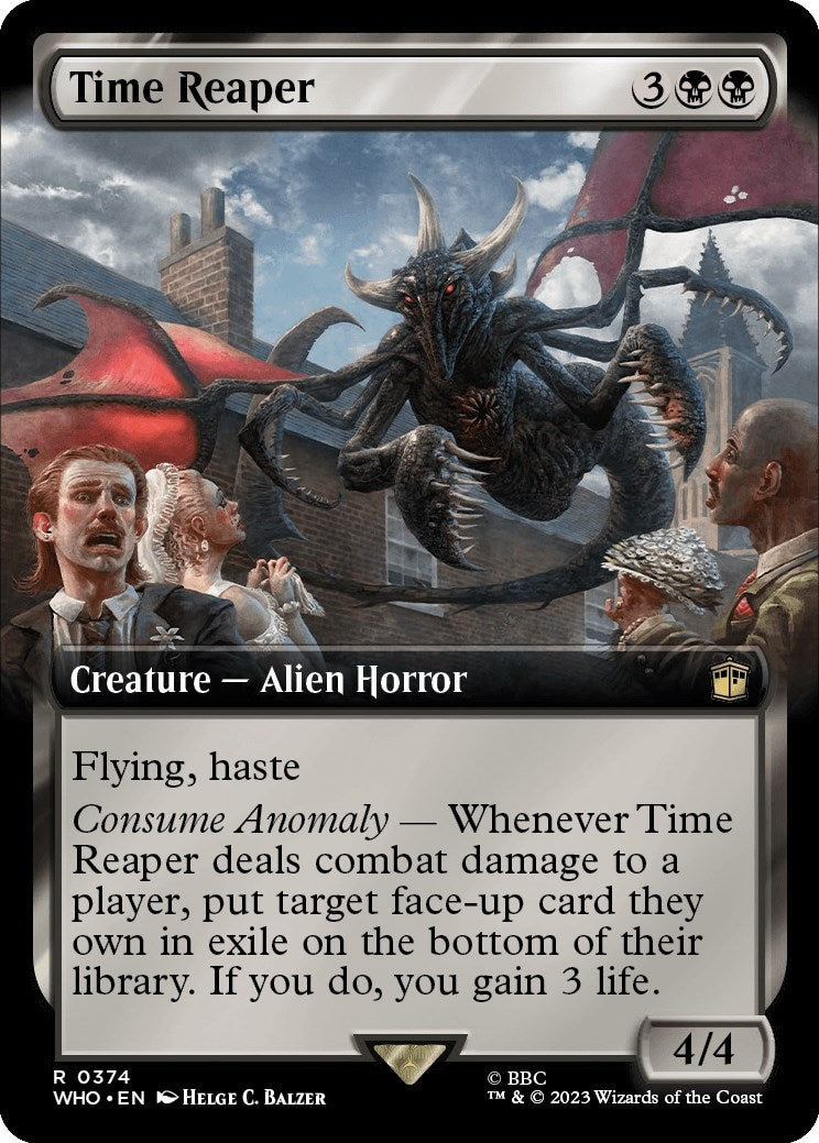 Image for Time Reaper (Extended Art) (374) (WHO) - Magic: The Gathering