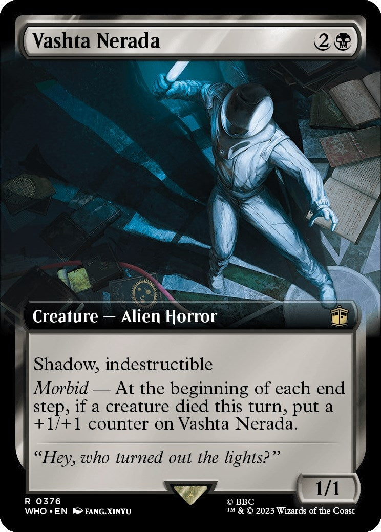 Image for Vashta Nerada (Extended Art) (376) (WHO) - Magic: The Gathering