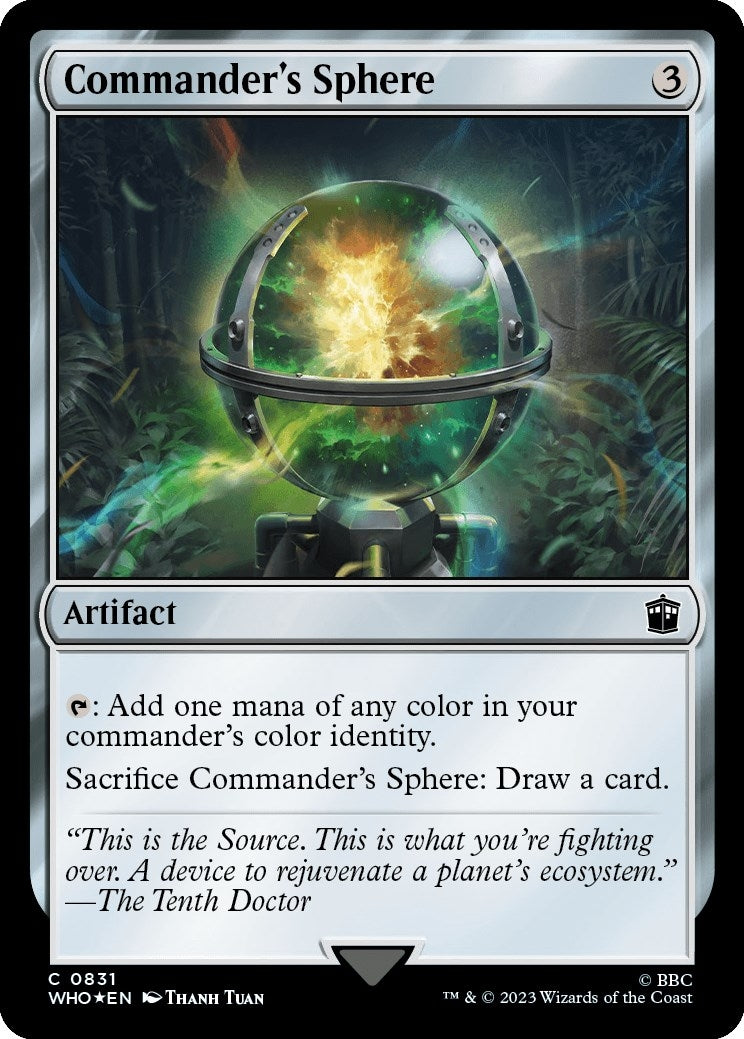 Image for Commander's Sphere (Surge Foil) (831) (WHO) - Magic: The Gathering