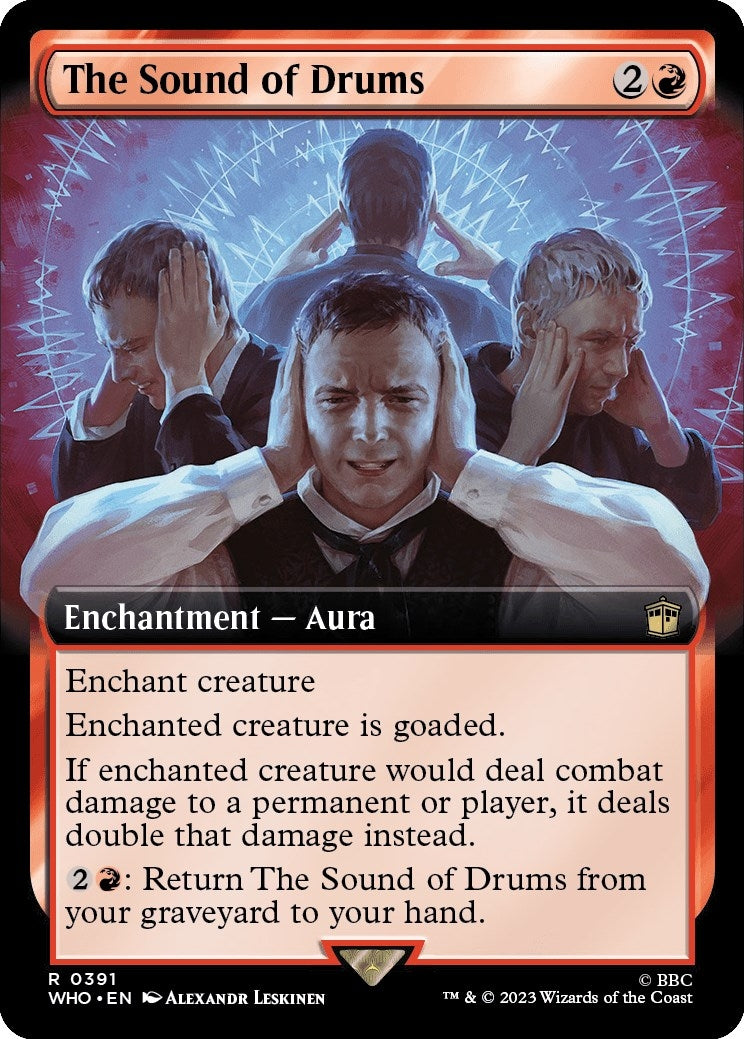 Image for The Sound of Drums (Extended Art) (391) (WHO) - Magic: The Gathering