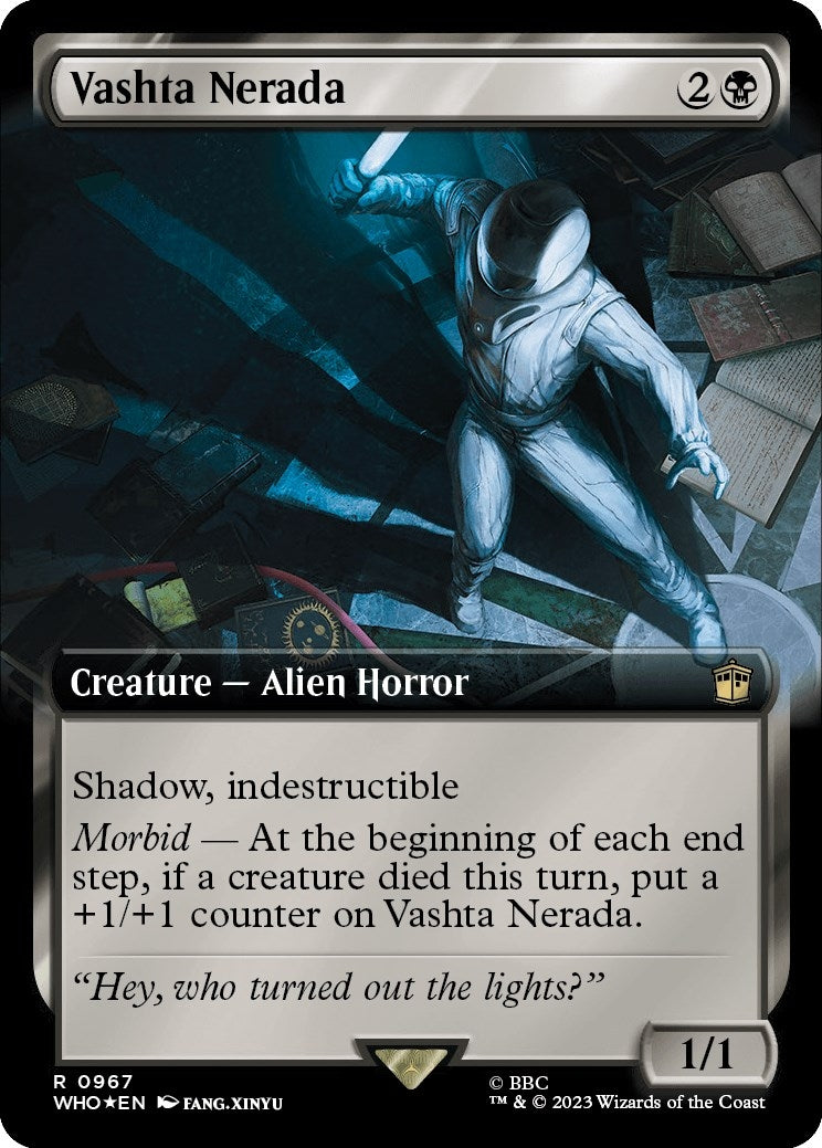 Image for Vashta Nerada (Extended Art) (Surge Foil) (967) (WHO) - Magic: The Gathering