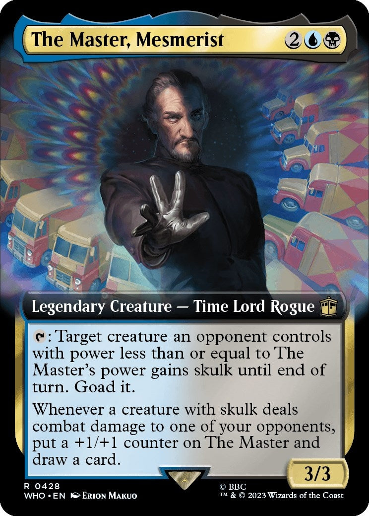 Image for The Master, Mesmerist (Extended Art) (428) (WHO) - Magic: The Gathering