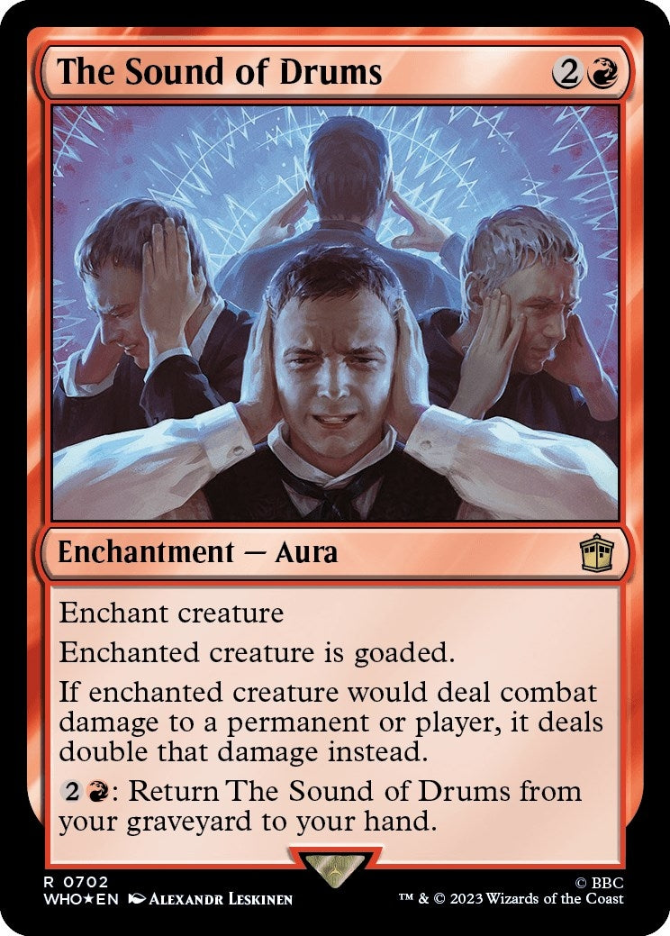 Image for The Sound of Drums (Surge Foil) (702) (WHO) - Magic: The Gathering