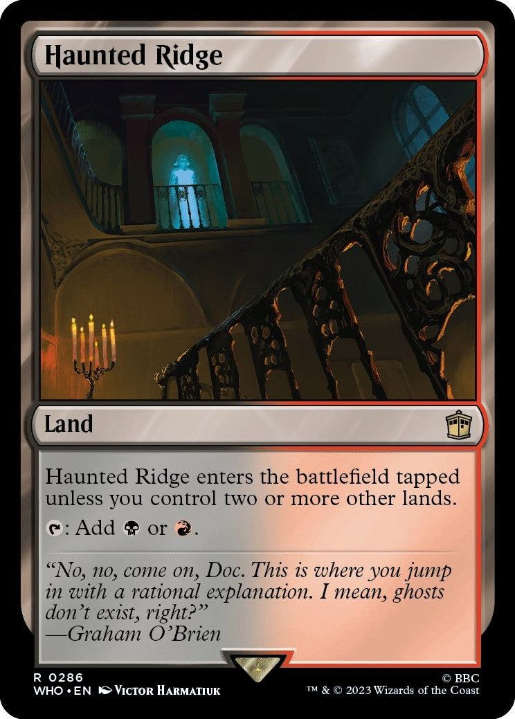 Image for Haunted Ridge (286) (WHO) - Magic: The Gathering