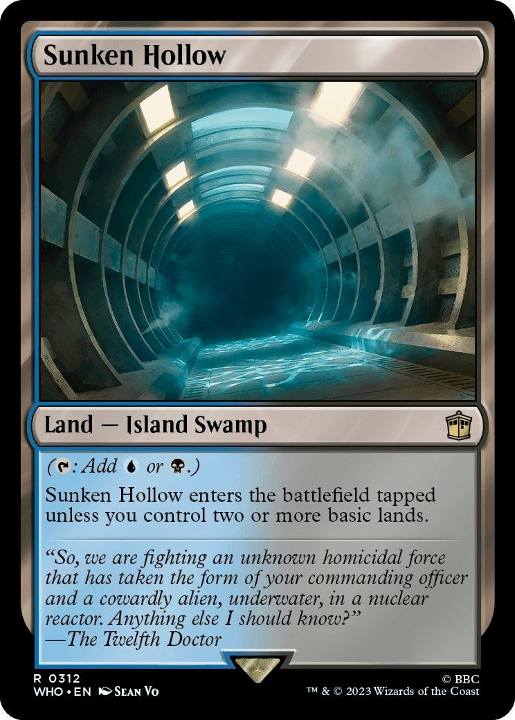 Image for Sunken Hollow (312) (WHO) - Magic: The Gathering
