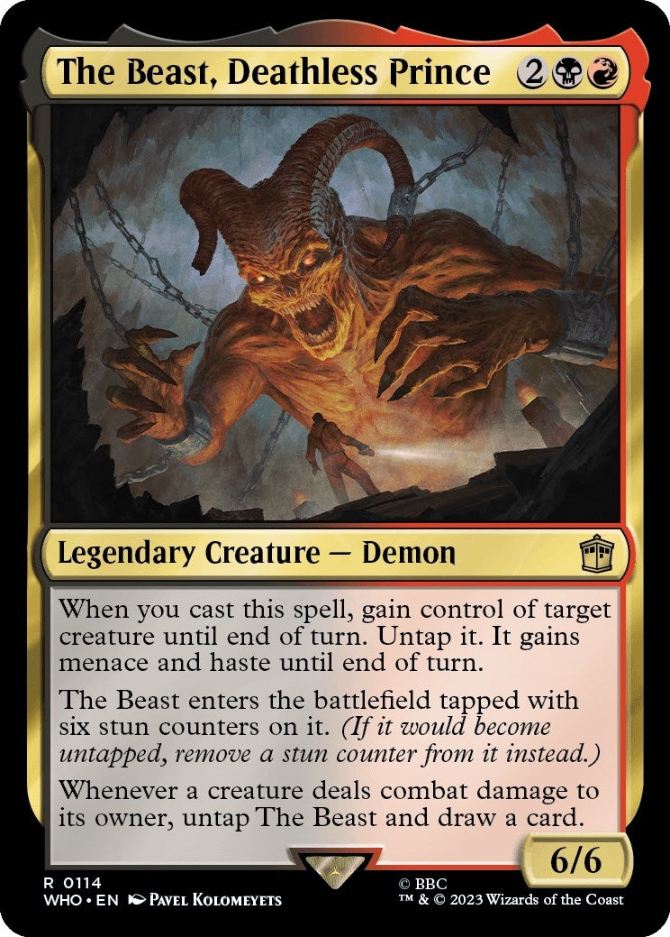 Image for The Beast, Deathless Prince (114) (WHO) - Magic: The Gathering