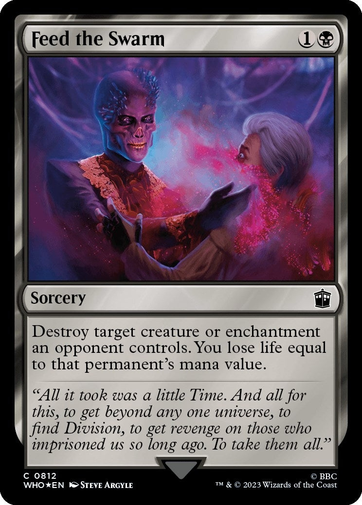 Image for Feed the Swarm (Surge Foil) (812) (WHO) - Magic: The Gathering
