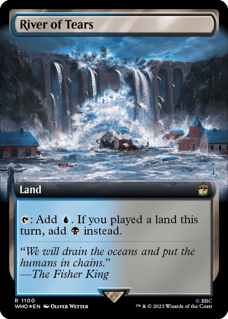 Image for River of Tears (Extended Art) (Surge Foil) (1100) (WHO) - Magic: The Gathering